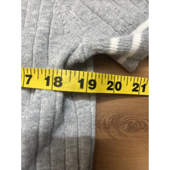 RYE 51 Men’s THE TRISTAN Cashmere Blend Cable Knit SS Polo Shirt Grey Size 2XL - Picture 9 of 12